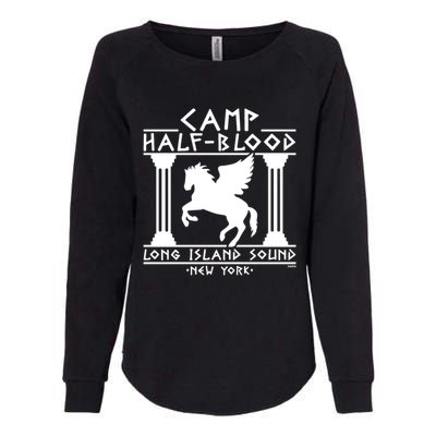 Camp Half Blood Long Island Womens California Wash Sweatshirt