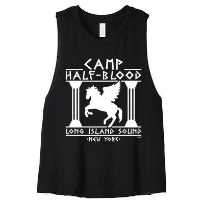 Camp Half Blood Long Island Women's Racerback Cropped Tank