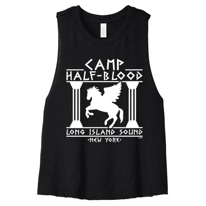 Camp Half Blood Long Island Women's Racerback Cropped Tank