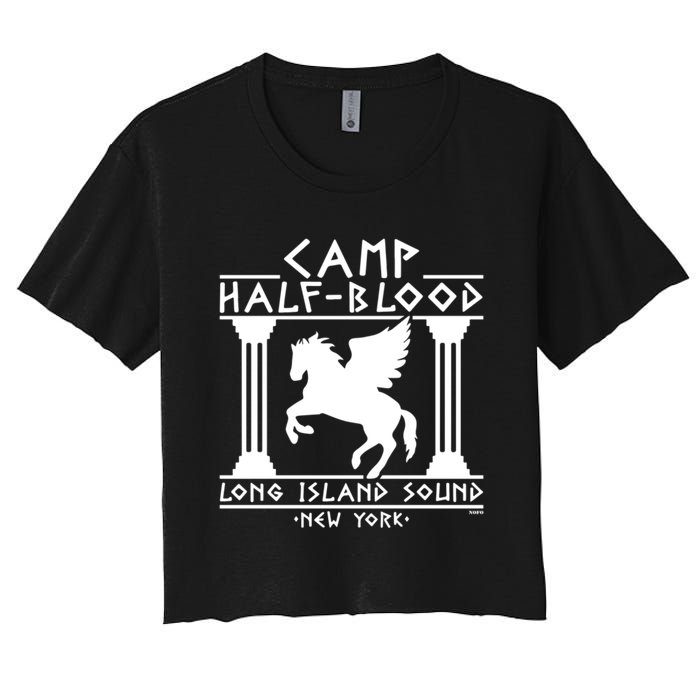 Camp Half Blood Long Island Women's Crop Top Tee