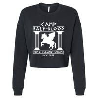 Camp Half Blood Long Island Cropped Pullover Crew