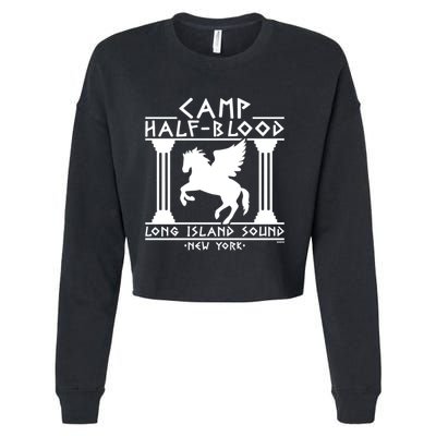 Camp Half Blood Long Island Cropped Pullover Crew