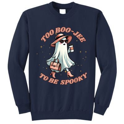 Cute Halloween Boo Jee Ghost Girl Women Boujee Spooky Tall Sweatshirt