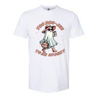 Cute Halloween Boo Jee Ghost Girl Women Boujee Spooky Softstyle CVC T-Shirt