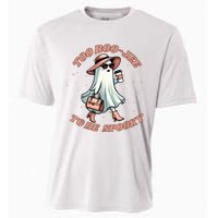 Cute Halloween Boo Jee Ghost Girl Women Boujee Spooky Cooling Performance Crew T-Shirt