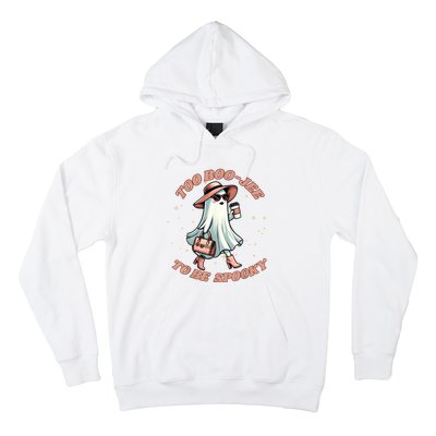 Cute Halloween Boo Jee Ghost Girl Women Boujee Spooky Hoodie