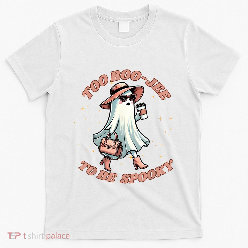 Cute Halloween Boo Jee Ghost Girl Women Boujee Spooky T-Shirt
