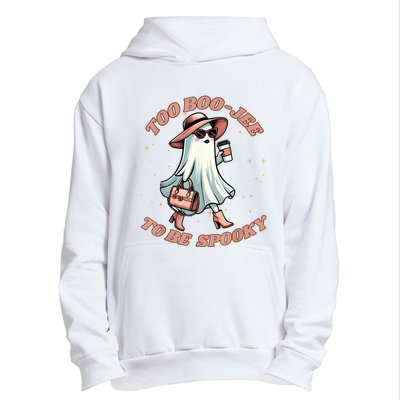 Cute Halloween Boo Jee Ghost Girl Women Boujee Spooky Urban Pullover Hoodie