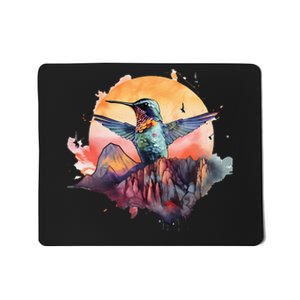 Colorful Hummingbird Bird Watching Earth Day Nature Lovers Mousepad