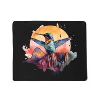 Colorful Hummingbird Bird Watching Earth Day Nature Lovers Mousepad