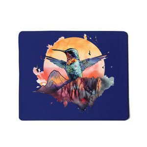 Colorful Hummingbird Bird Watching Earth Day Nature Lovers Mousepad