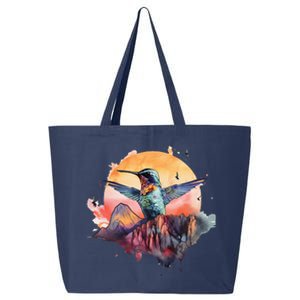 Colorful Hummingbird Bird Watching Earth Day Nature Lovers 25L Jumbo Tote