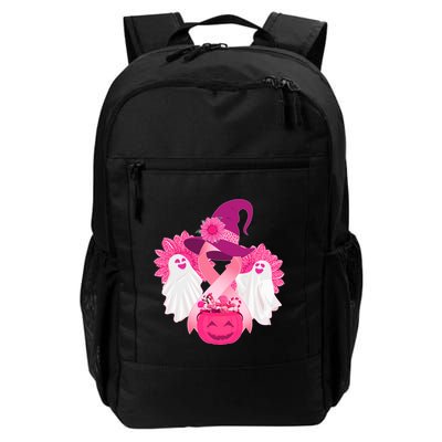 Cute Halloween Breast Cancer Awareness Backpack