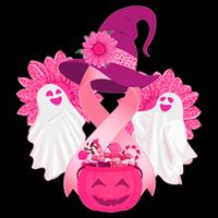 Cute Halloween Breast Cancer Awareness Toddler T-Shirt