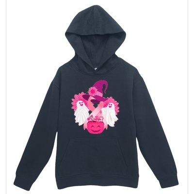 Cute Halloween Breast Cancer Awareness Urban Pullover Hoodie