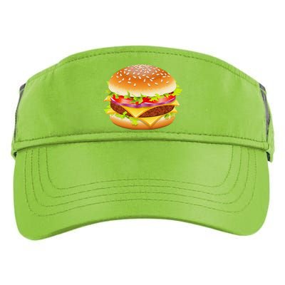 Cheeseburger Hamburger Burger Funny Food Halloween Costume Adult Drive Performance Visor