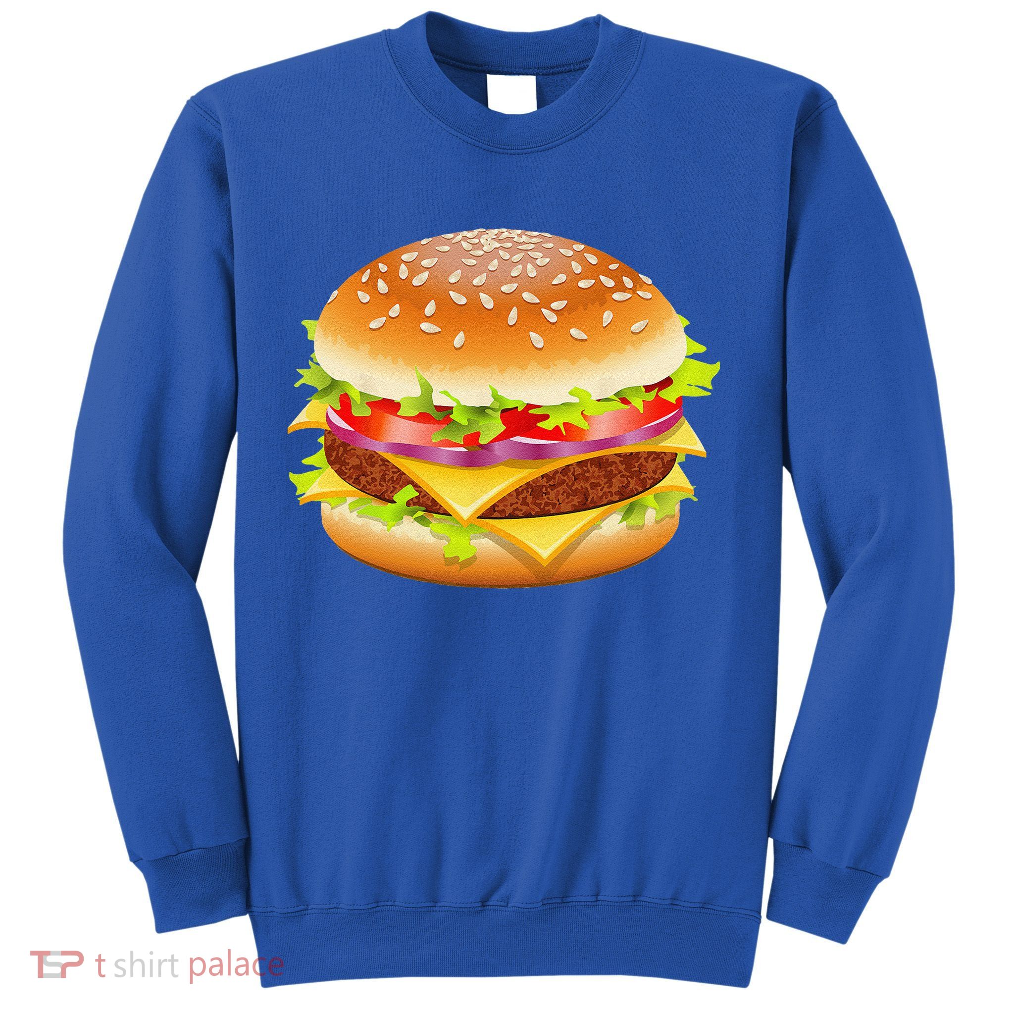 Cheeseburger Hamburger Burger Funny Food Halloween Costume Sweatshirt