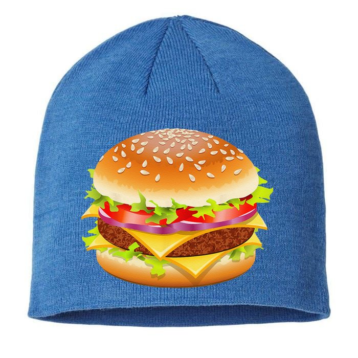 Cheeseburger Hamburger Burger Funny Food Halloween Costume Sustainable Beanie