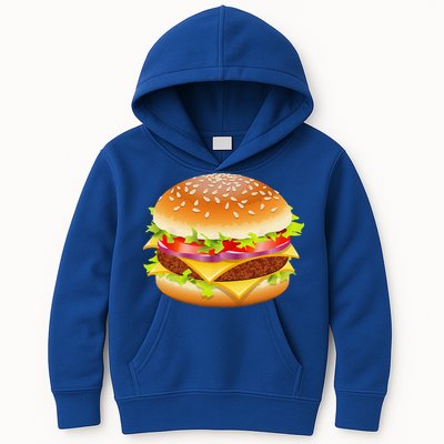 Cheeseburger Hamburger Burger Funny Food Halloween Costume Kids Hoodie
