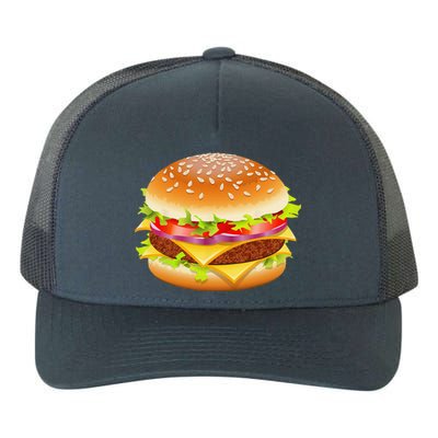 Cheeseburger Hamburger Burger Funny Food Halloween Costume Yupoong Adult 5-Panel Trucker Hat