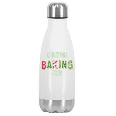 Christmas Holiday Baking Cookie Crew Team Funny Gift Stainless Steel Insulated Water Bottle