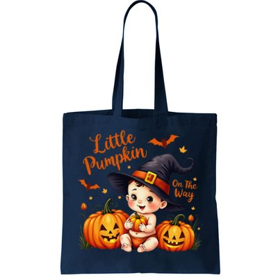 Cute Halloween Baby Announcement Tote Bag