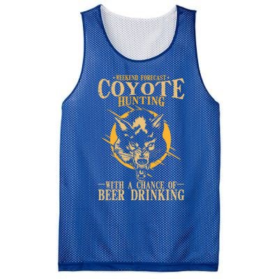 Coyote Hunting Beer Ing Gift Mesh Reversible Basketball Jersey Tank