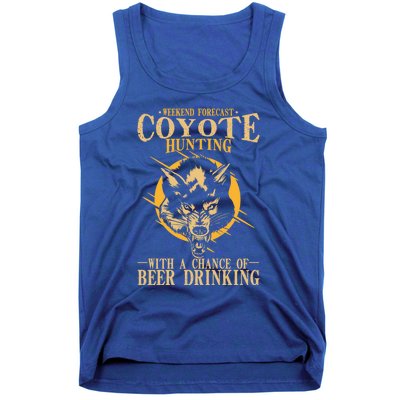 Coyote Hunting Beer Ing Gift Tank Top