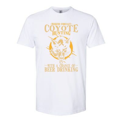 Coyote Hunting Beer Ing Gift Softstyle CVC T-Shirt