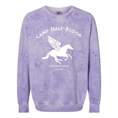 Camp Half Blood Percy Jackson Colorblast Crewneck Sweatshirt