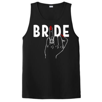 Cute Honeymoon Bachelorette Party Finger Ring Fiancè Bride Great Gift PosiCharge Competitor Tank