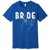 Cute Honeymoon Bachelorette Party Finger Ring Fiancè Bride Great Gift Premium T-Shirt