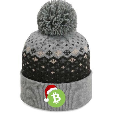 Christmas Hat Bitcoin Cash Funny Santa Hat Bitcoin Cash Funny Bitcoin Cash The Baniff Cuffed Pom Beanie