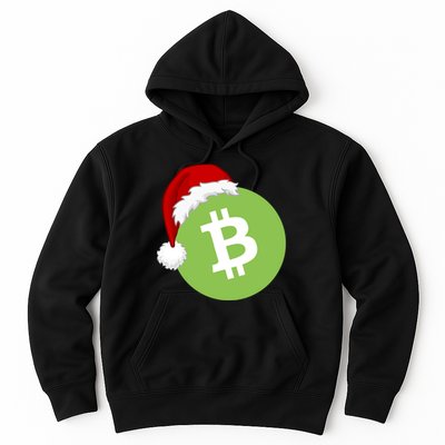 Christmas Hat Bitcoin Cash Funny Santa Hat Bitcoin Cash Funny Bitcoin Cash Hoodie