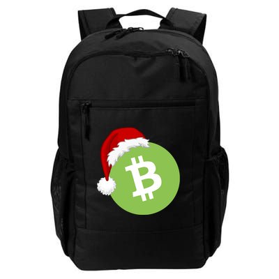 Christmas Hat Bitcoin Cash Funny Santa Hat Bitcoin Cash Funny Bitcoin Cash Backpack