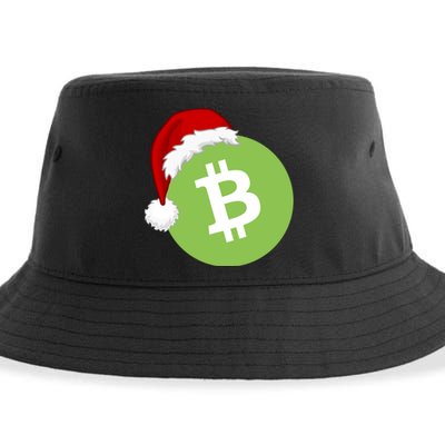 Christmas Hat Bitcoin Cash Funny Santa Hat Bitcoin Cash Funny Bitcoin Cash Sustainable Bucket Hat