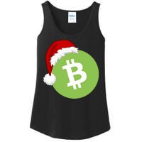 Christmas Hat Bitcoin Cash Funny Santa Hat Bitcoin Cash Funny Bitcoin Cash Ladies Essential Tank