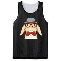 Cute Hipster Bunny Funny Retro Lovers Mesh Reversible Basketball Jersey Tank