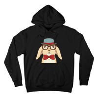 Cute Hipster Bunny Funny Retro Lovers Tall Hoodie