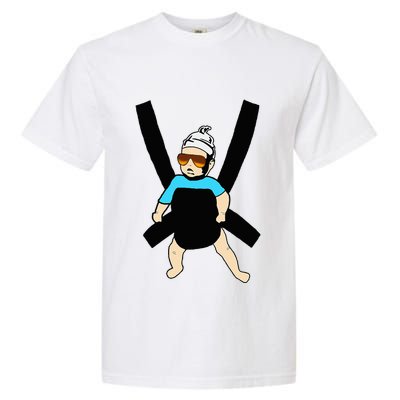 Carlos Hangover Baby With Sunglasses In A Strap Garment-Dyed Heavyweight T-Shirt