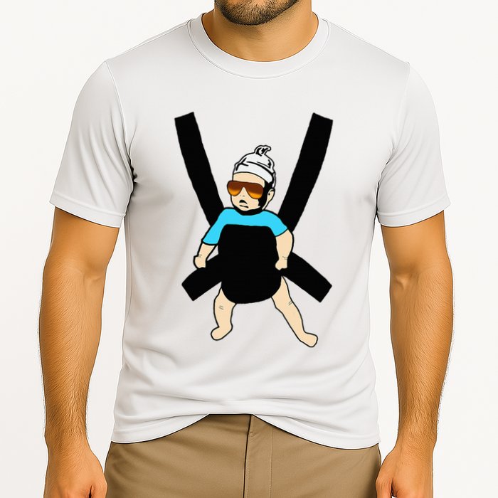 Carlos Hangover Baby With Sunglasses In A Strap Performance Shirt