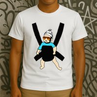 Carlos Hangover Baby With Sunglasses In A Strap T-Shirt