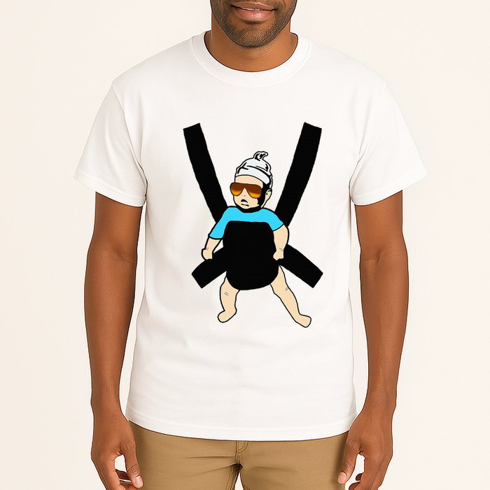 Carlos Hangover Baby With Sunglasses In A Strap Tall T-Shirt