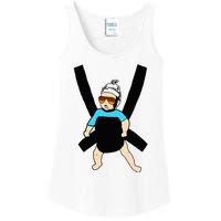 Carlos Hangover Baby With Sunglasses In A Strap Ladies Essential Tank