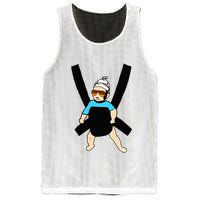 Carlos Hangover Baby With Sunglasses In A Strap Mesh Reversible Basketball Jersey Tank