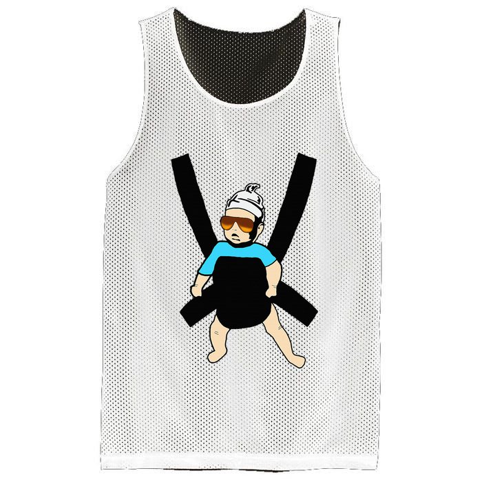 Carlos Hangover Baby With Sunglasses In A Strap Mesh Reversible Basketball Jersey Tank