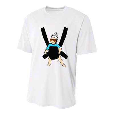 Carlos Hangover Baby With Sunglasses In A Strap Youth Performance Sprint T-Shirt