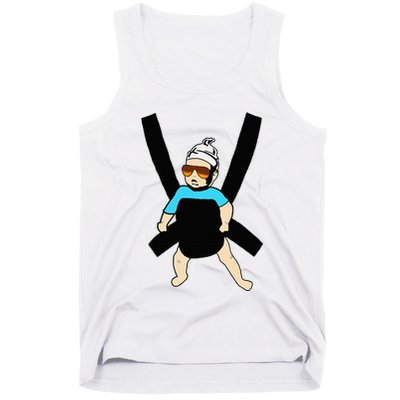 Carlos Hangover Baby With Sunglasses In A Strap Tank Top