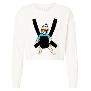 Carlos Hangover Baby With Sunglasses In A Strap Cropped Pullover Crew