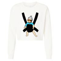 Carlos Hangover Baby With Sunglasses In A Strap Cropped Pullover Crew